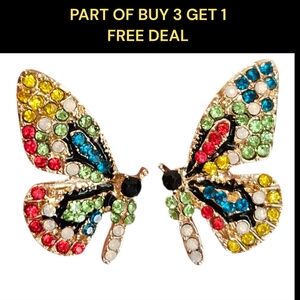 🦋Colorful Butterfly Earrings - NWOT🦋
